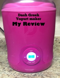 Dash greek yogurt maker on sale review